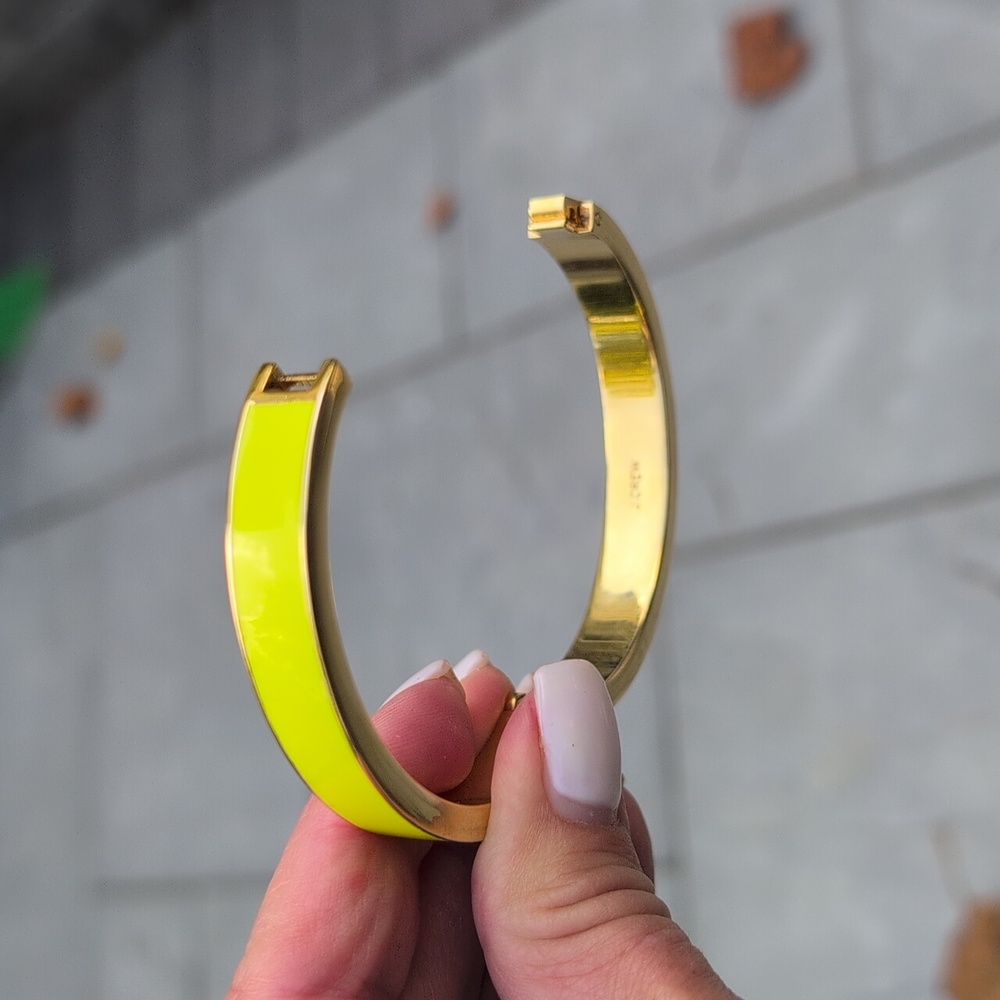 J Crew Yellow Enamel Bracelet - Picture 5 of 6